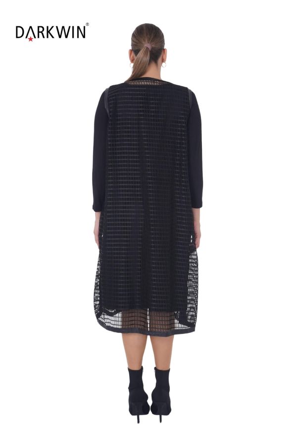 1068 CNG ELBİSE BLACK - 3