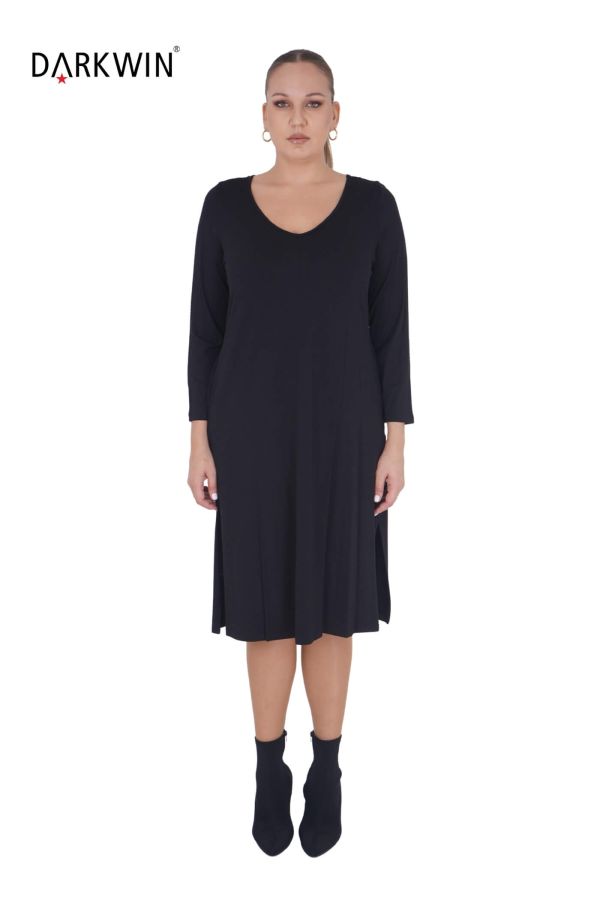 1068 CNG ELBİSE BLACK - 4