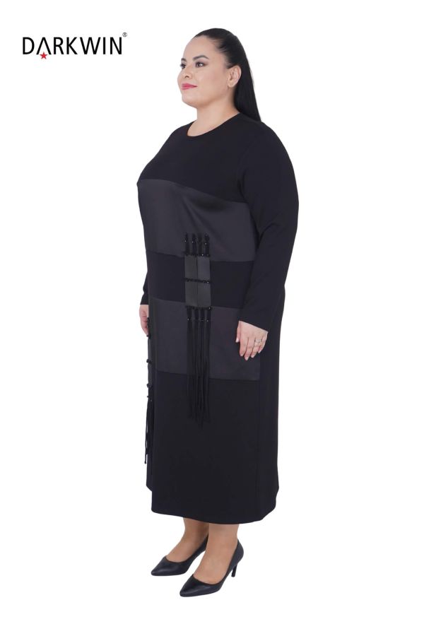 1070 CNG ELBİSE BLACK - 2