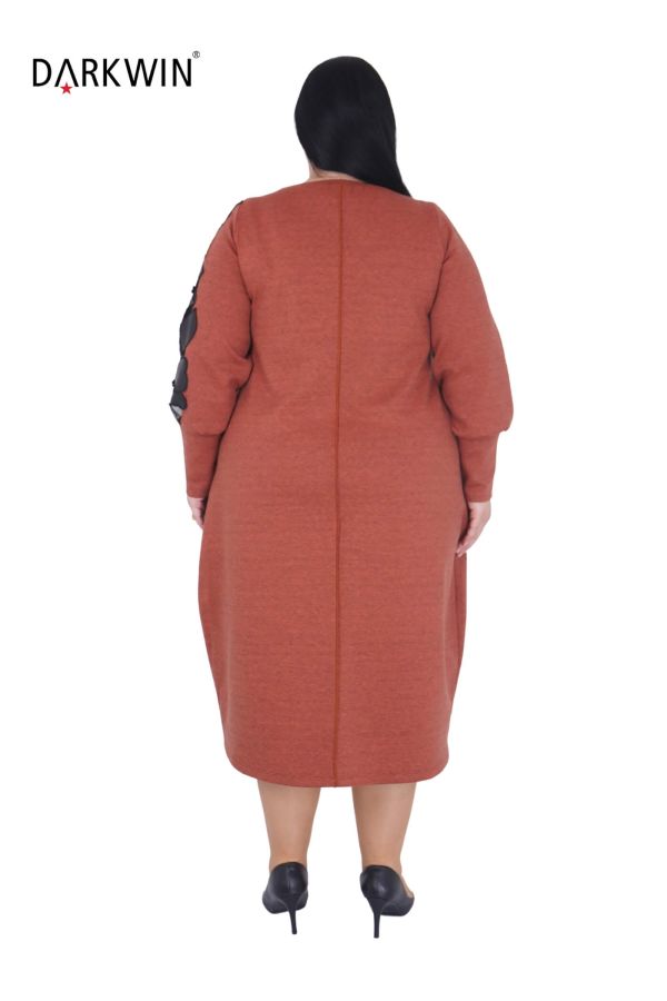 1072 CNG ELBİSE ORANGE - 3