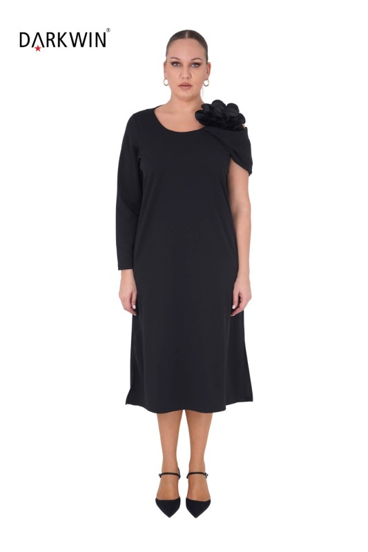 1073 CNG ELBİSE BLACK - Cng