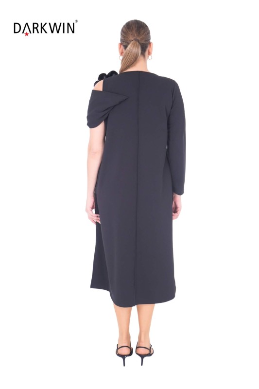 1073 CNG ELBİSE BLACK - 3