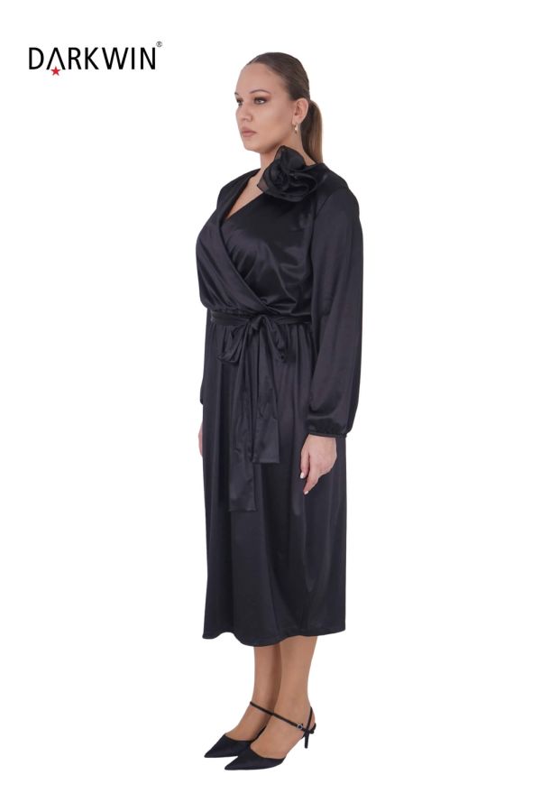 1073 CNG ELBİSE BLACK - 5