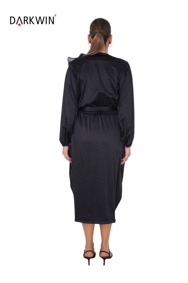 1073 CNG ELBİSE BLACK - 6