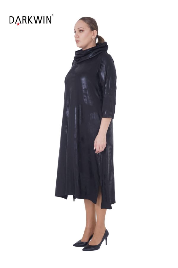 1075 CNG ELBİSE BLACK - 3