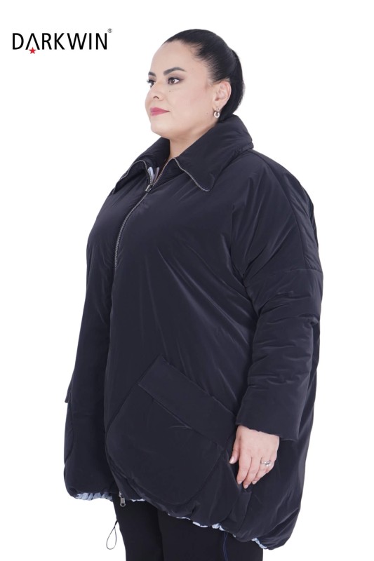12000 OLIVE KABAN MINK-BLACK - Thumbnail