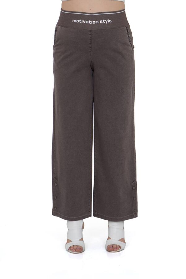 1205-1 MOTIVATION PANTOLON KAHVE - 2