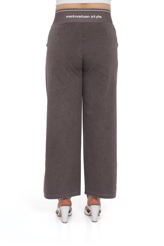 1205-1 MOTIVATION PANTOLON KAHVE - 4