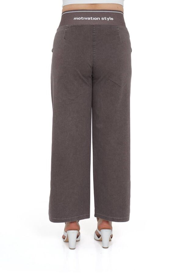1205 MOTIVATION PANTOLON KAHVE - 4
