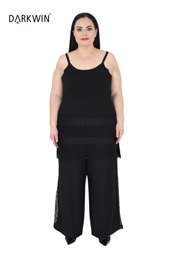 1210 DARKWIN TUNİK-PANTOLON SIYAH - 5