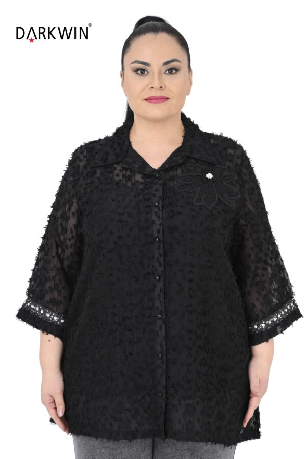 1218 DARKWIN GÖMLEK SIYAH - 1