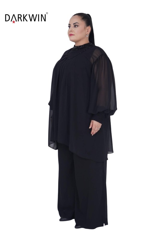 DARKWIN - 12240 DARKWIN BLUZ-PANTOLON SIYAH (1) DARKWIN - 12240 DARKWIN BLUZ-PANTOLON SIYAH (1)