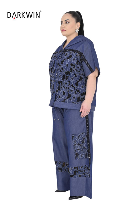 1225 DARKWIN YELEK-PANTOLON LACIVERT - DARKWIN (1)