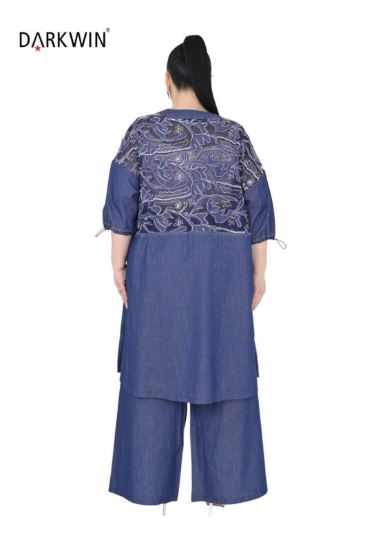 1226 DARKWIN PARDESÜ-PANTOLON LACIVERT - 3