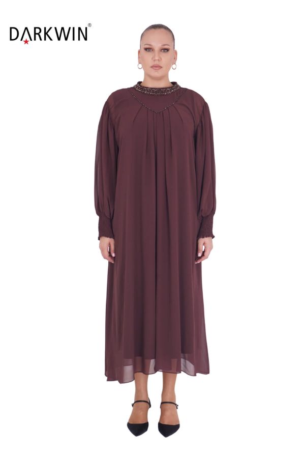 12260 DARKWIN ELBİSE KAHVE - 1