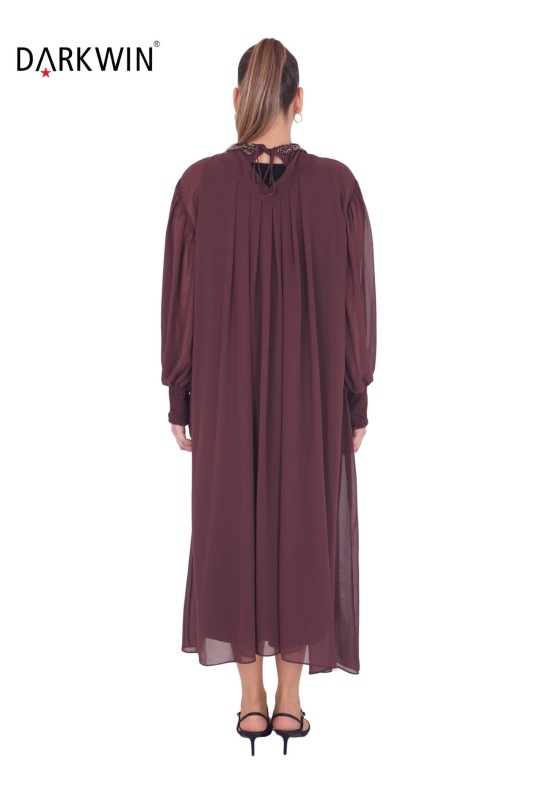 12260 DARKWIN ELBİSE KAHVE - 3