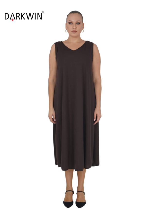 12260 DARKWIN ELBİSE KAHVE - 4