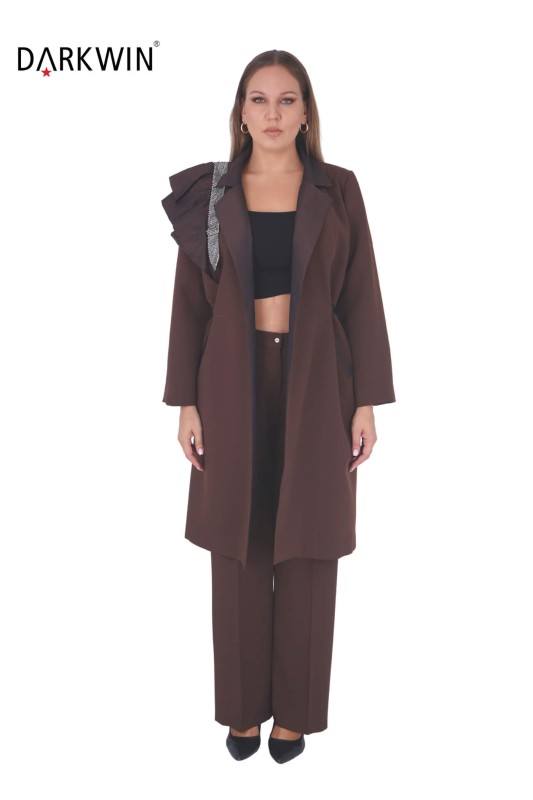 DARKWIN - 12275 DARKWIN CEKET-PANTOLON KAHVE