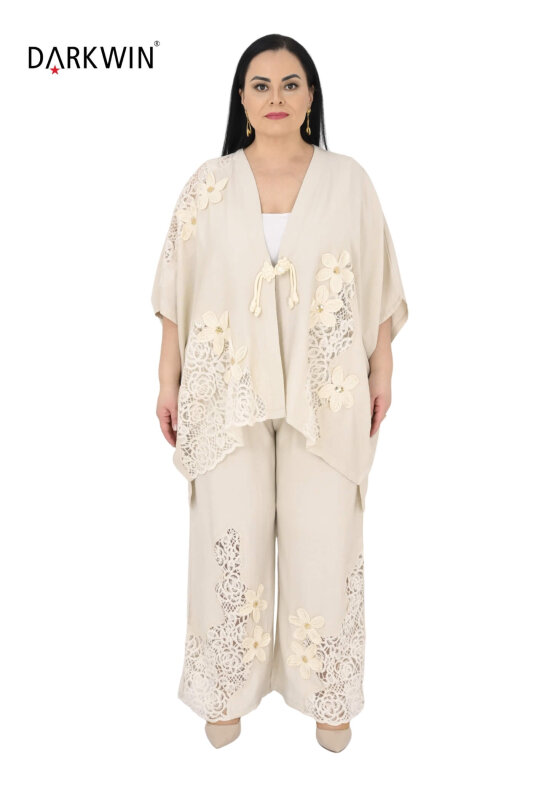 1228 DARKWIN HIRKA-PANTOLON BEJ - DARKWIN