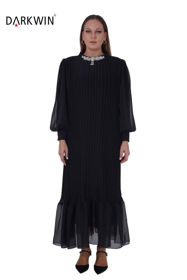 12280 DARKWIN ELBİSE SIYAH - 1