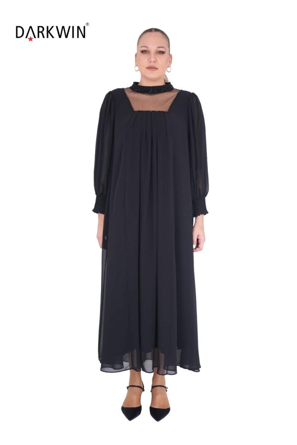 12285 DARKWIN ELBİSE SIYAH - 1