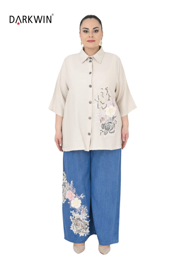 1230 DARKWIN GÖMLEK-PANTOLON BEJ - 1