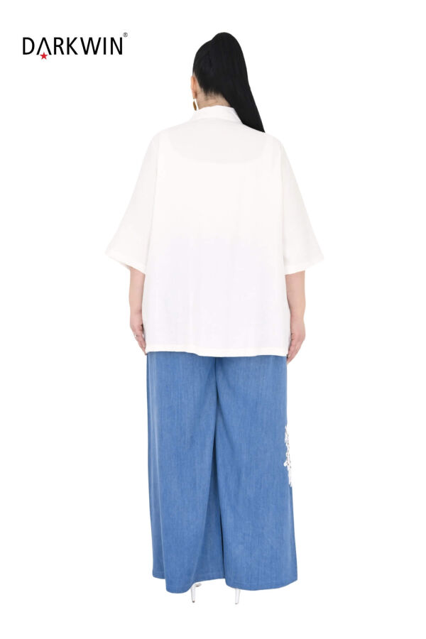 1230 DARKWIN GÖMLEK-PANTOLON BEYAZ - 5