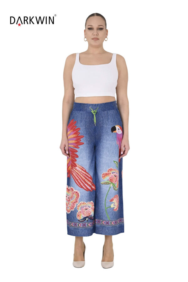 12350 ZANESSI PANTOLON MAVI - 1