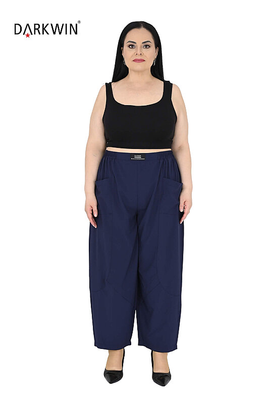 12389 ZANESSI PANTOLON LACIVERT - ZANESSI