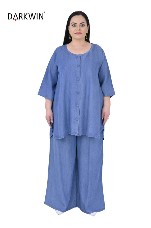 1241 DARKWIN TUNİK-PANTOLON MAVI - DARKWIN