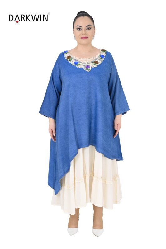 1245 DARKWIN ELBİSE 2 Lİ MAVI - DARKWIN