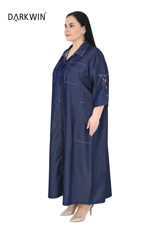 1253 DARKWIN ELBİSE MAVI KOT - DARKWIN (1)