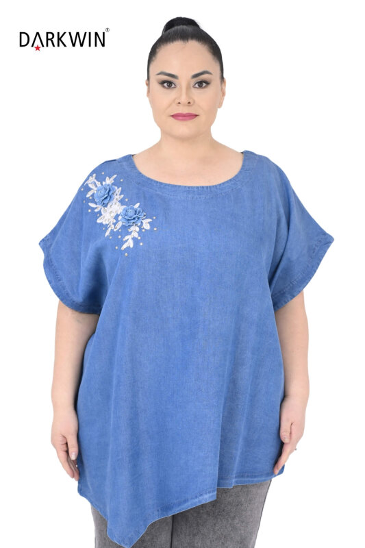 1254 DARKWIN BLUZ MAVI - DARKWIN