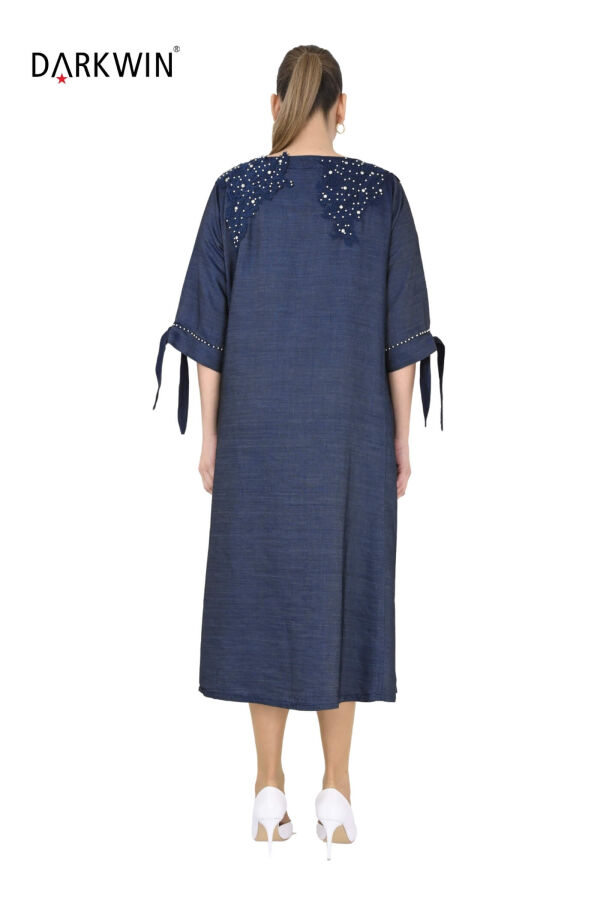 1278 DARKWIN ELBİSE LACIVERT - 3