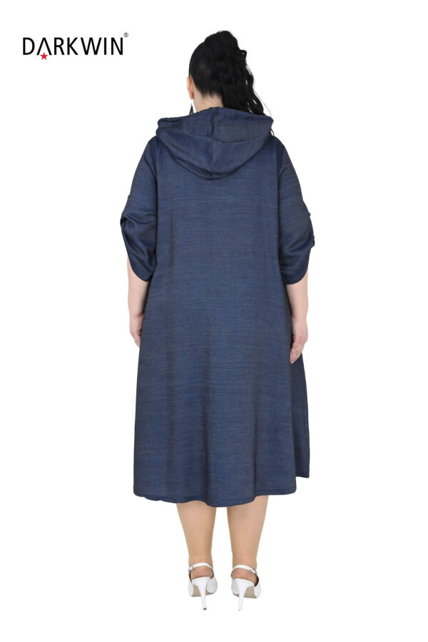 1279 DARKWIN ELBİSE LACIVERT - 6