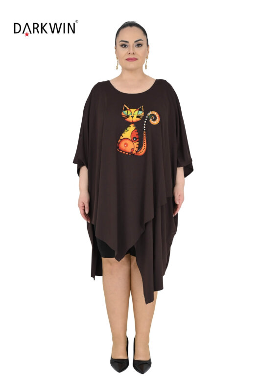 1291 DARKWIN ELBİSE KAHVE - DARKWIN