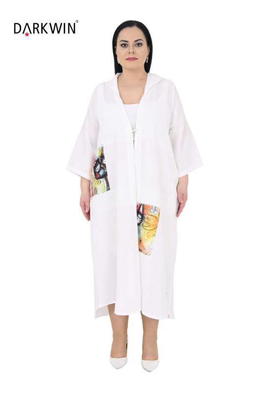 1293 DARKWIN ELBİSE BEYAZ - DARKWIN ZG