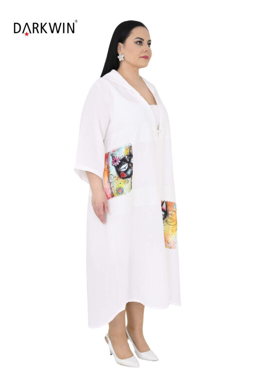 1293 DARKWIN ELBİSE BEYAZ - DARKWIN ZG (1)