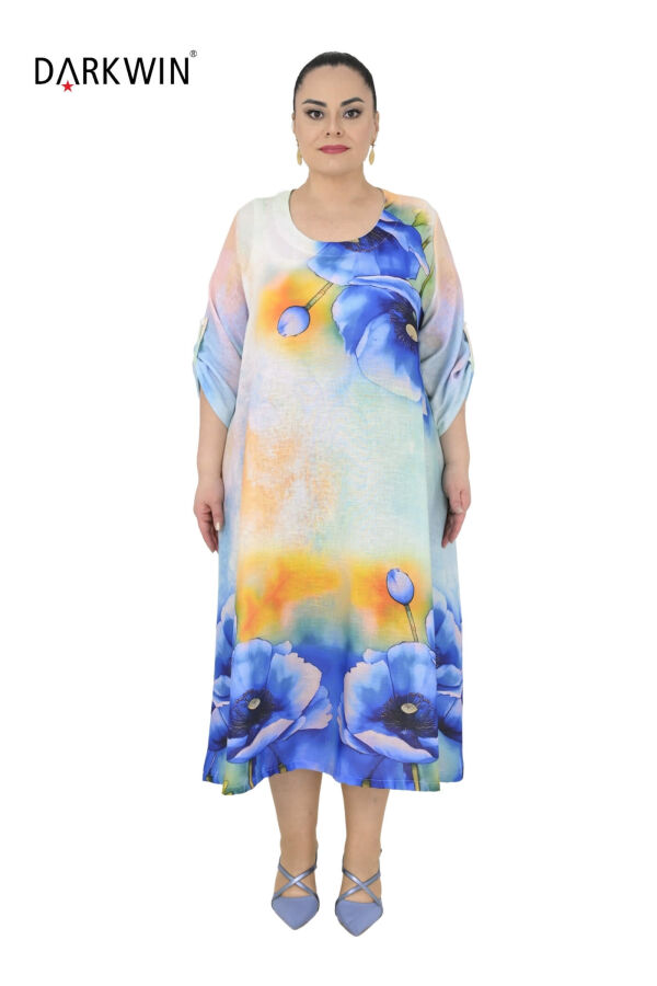 1306 DARKWIN ELBİSE SAKS - 1