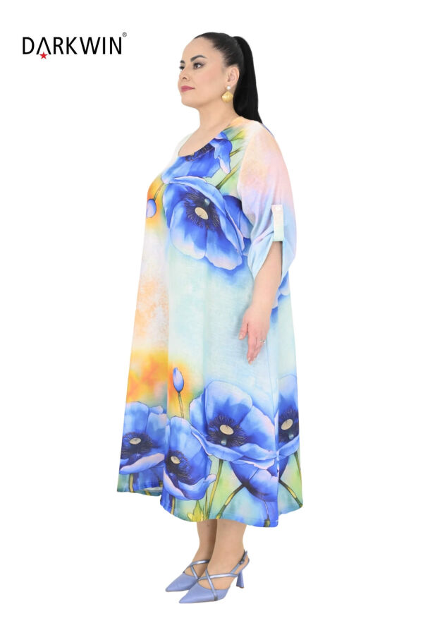 1306 DARKWIN ELBİSE SAKS - 2