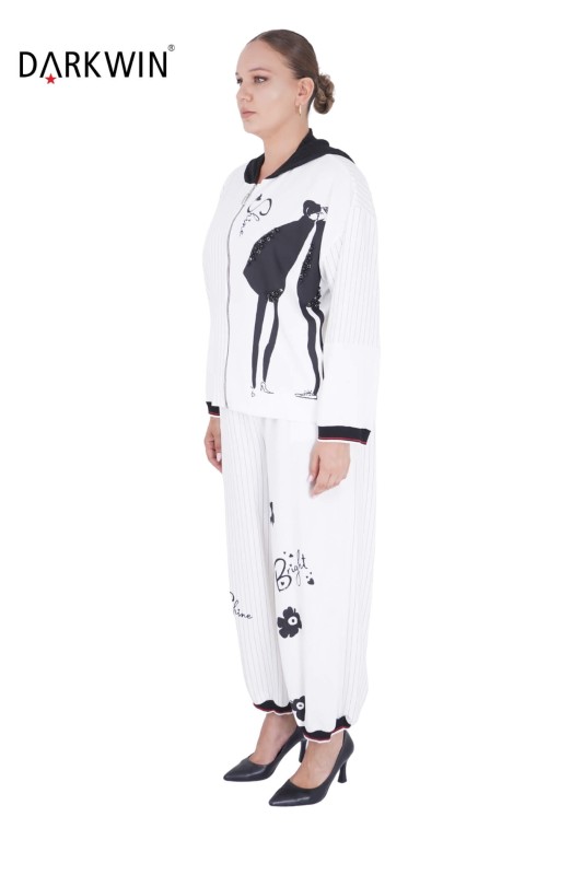 DARKWIN - 1313 DARKWIN MONT-PANTOLON EKRU (1)