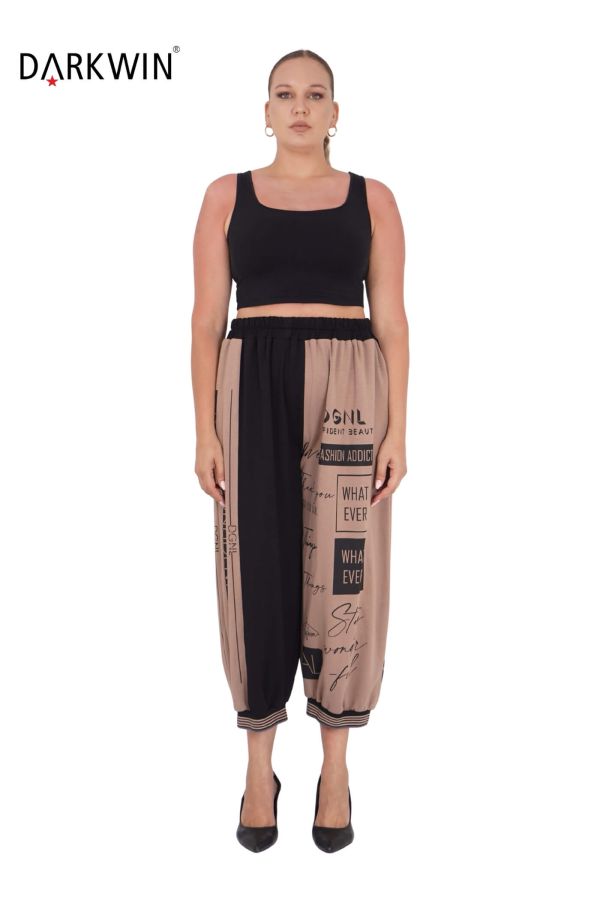 1324 DARKWIN BLUZ-PANTOLON BEJ-SİYAH - 4