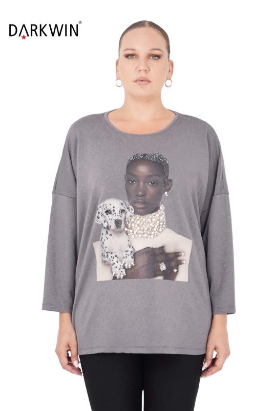 1325 DARKWIN TUNİK GRI - DARKWIN