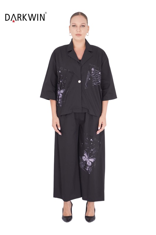 DARKWIN - 1328 DARKWIN CEKET-PANTOLON SIYAH