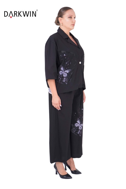 DARKWIN - 1328 DARKWIN CEKET-PANTOLON SIYAH (1)