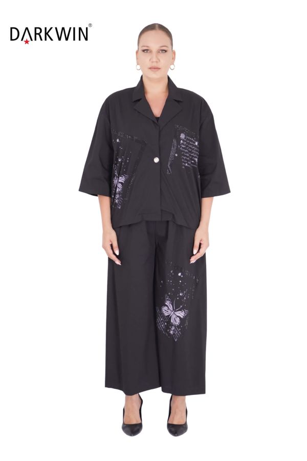 1328 DARKWIN CEKET-PANTOLON SIYAH - 1