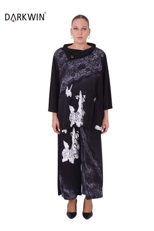 DARKWIN - 1330 DARKWIN BLUZ-PANTOLON SIYAH