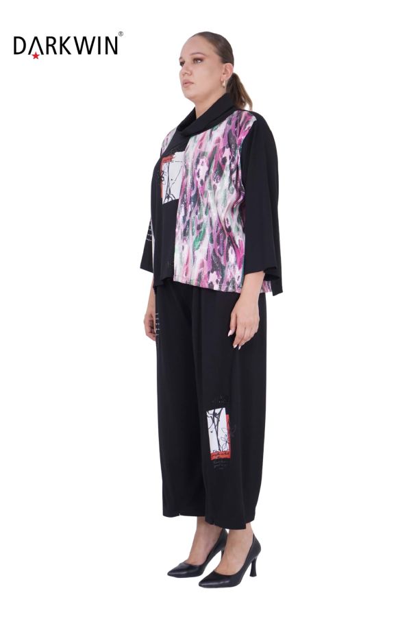 1342 DARKWIN BLUZ-PANTOLON SIYAH - 3