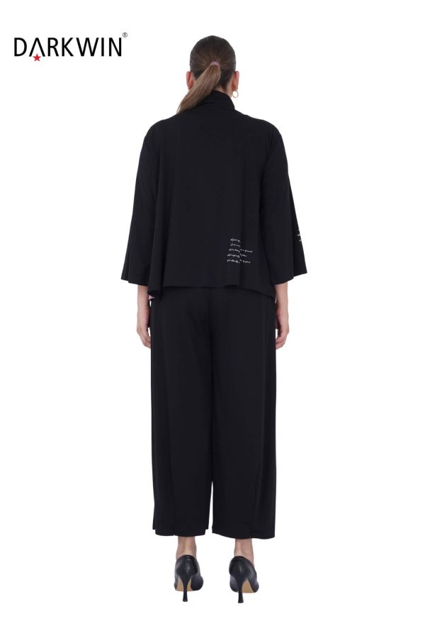 1342 DARKWIN BLUZ-PANTOLON SIYAH - 5