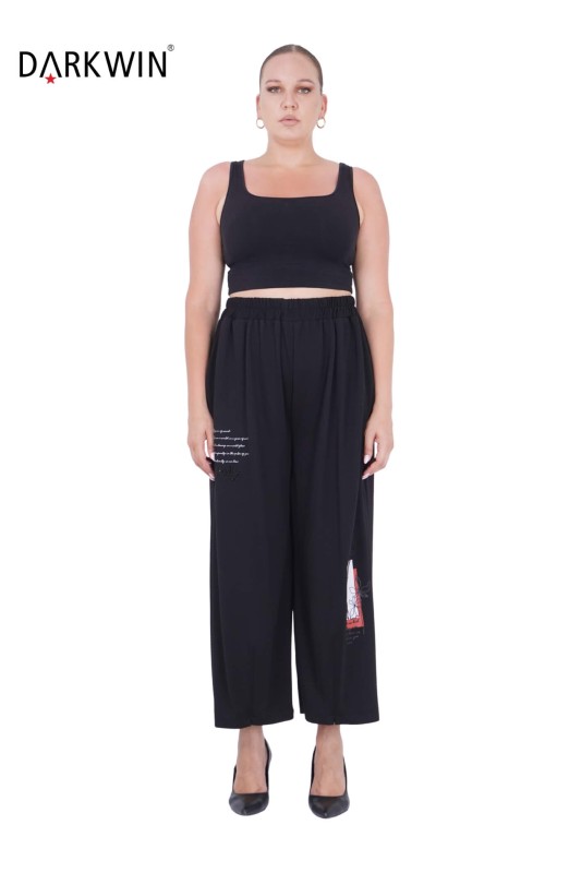 1342 DARKWIN BLUZ-PANTOLON SIYAH - Thumbnail